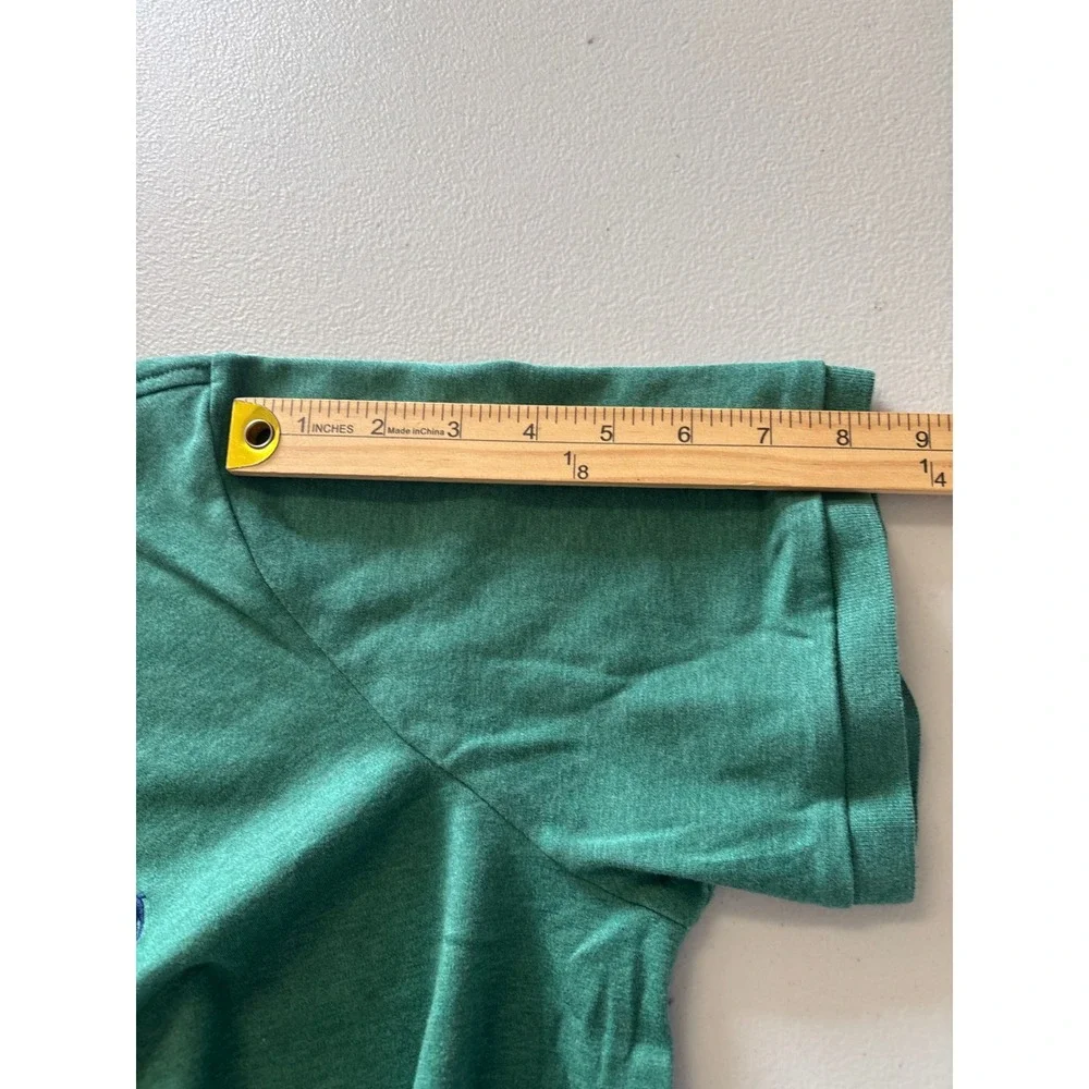 Polo Ralph Lauren Men's Large Classic Green Heather Cotton Collegiate Polo Shirt